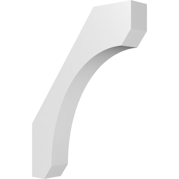 Ekena Millwork 3 1/2-in. W x 18-in. D x 24-in. H Legacy Architectural Grade PVC Knee Brace BRCP035X18X24LEC - main